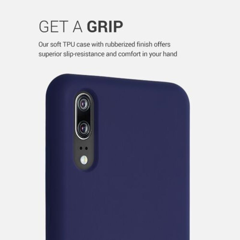 Laptop, Telefoane si Tablete - Telefoane mobile si accesorii - Accesorii Telefoane - Huse telefoane - Husa pentru Huawei P20, Silicon, Albastru, 45689.182, Kwmobile - Infinity.ro