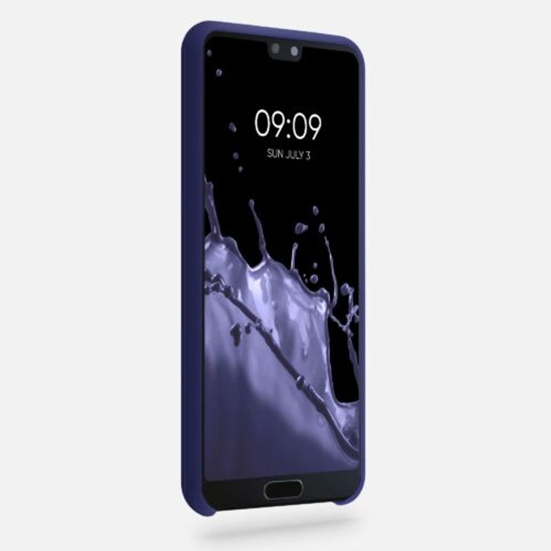 Laptop, Telefoane si Tablete - Telefoane mobile si accesorii - Accesorii Telefoane - Huse telefoane - Husa pentru Huawei P20, Silicon, Albastru, 45689.182, Kwmobile - Infinity.ro