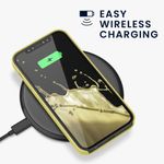 Laptop, Telefoane si Tablete - Telefoane mobile si accesorii - Accesorii Telefoane - Huse telefoane - Husa pentru Apple iPhone 12/iPhone 12 Pro, Silicon, Galben, 52641.49 - Infinity.ro