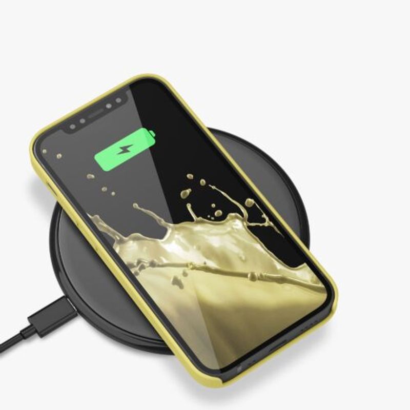 Laptop, Telefoane si Tablete - Telefoane mobile si accesorii - Accesorii Telefoane - Huse telefoane - Husa pentru Apple iPhone 12/iPhone 12 Pro, Silicon, Galben, 52641.49 - Infinity.ro