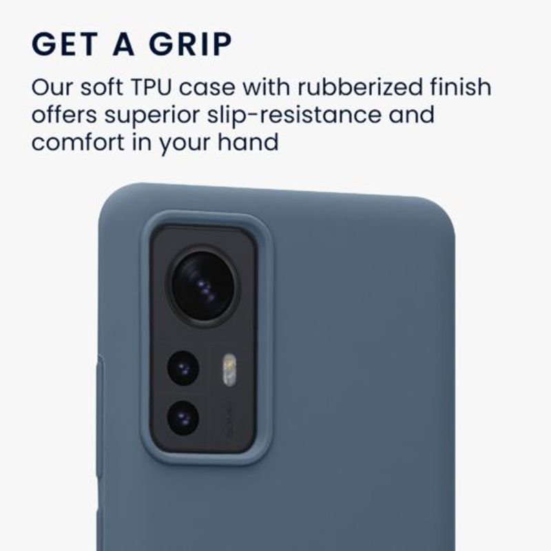 Laptop, Telefoane si Tablete - Telefoane mobile si accesorii - Accesorii Telefoane - Huse telefoane - Husa Kwmobile pentru Xiaomi 12/12X, Silicon, Albastru, 56210.202 - Infinity.ro