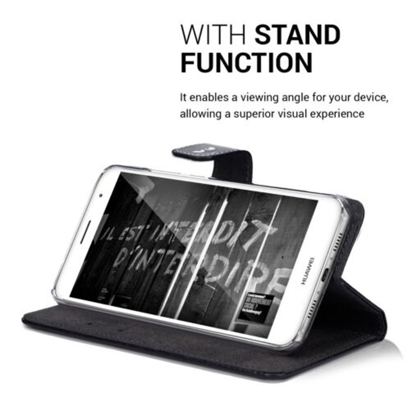 Laptop, Telefoane si Tablete - Telefoane mobile si accesorii - Accesorii Telefoane - Huse telefoane - Husa pentru Huawei Nova Plus, Piele ecologica, Negru, 39686.01 - Infinity.ro