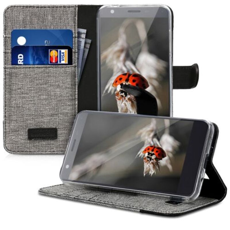 Laptop, Telefoane si Tablete - Telefoane mobile si accesorii - Accesorii Telefoane - Huse telefoane - Husa pentru ZTE Blade A520, Textil, Gri, 44275.22 - Infinity.ro