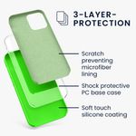 Laptop, Telefoane si Tablete - Telefoane mobile si accesorii - Accesorii Telefoane - Huse telefoane - Husa pentru Apple iPhone 12 Pro Max, Silicon, Verde, 52644.159 - Infinity.ro