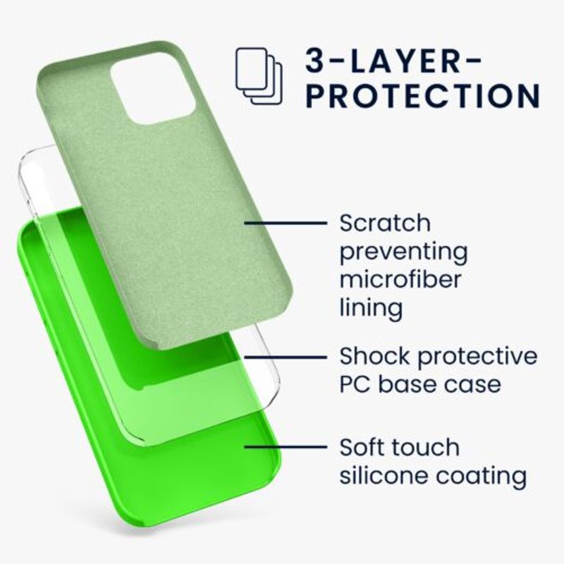 Laptop, Telefoane si Tablete - Telefoane mobile si accesorii - Accesorii Telefoane - Huse telefoane - Husa pentru Apple iPhone 12 Pro Max, Silicon, Verde, 52644.159 - Infinity.ro