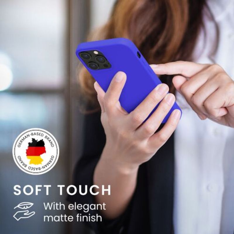 Laptop, Telefoane si Tablete - Telefoane mobile si accesorii - Accesorii Telefoane - Huse telefoane - Husa pentru Apple iPhone 12 Pro Max, Silicon, Albastru, 52644.134 - Infinity.ro