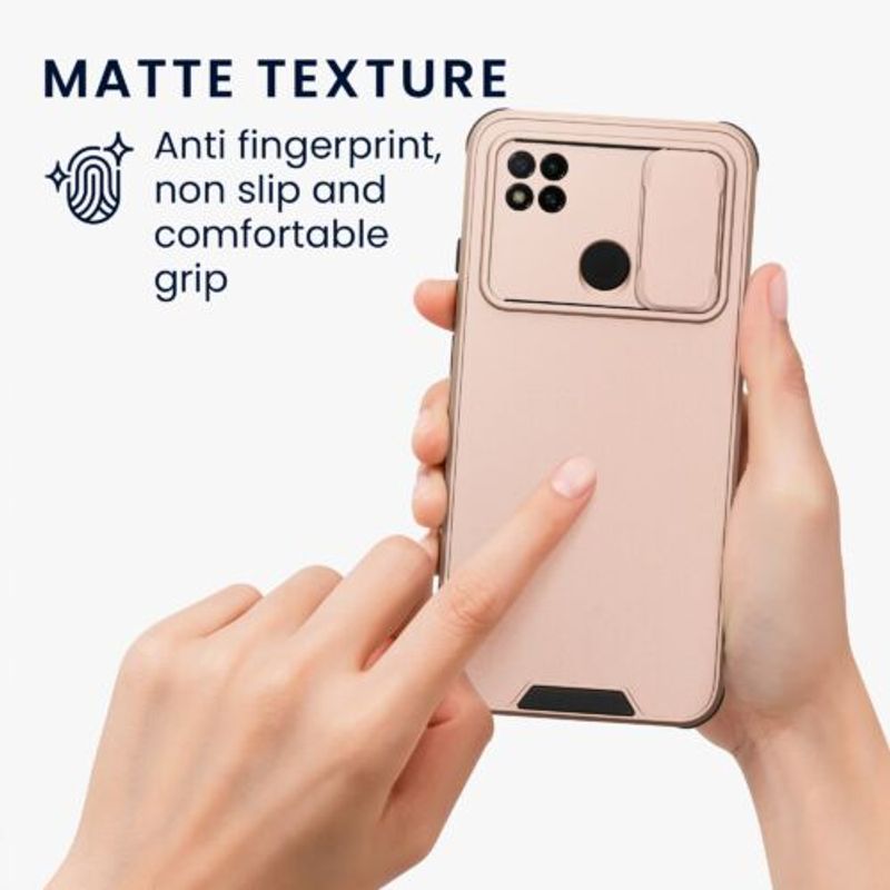 Laptop, Telefoane si Tablete - Telefoane mobile si accesorii - Accesorii Telefoane - Huse telefoane - Husa Kwmobile pentru Xiaomi Redmi 9C, Silicon, Rose Gold, 57391.31 - Infinity.ro