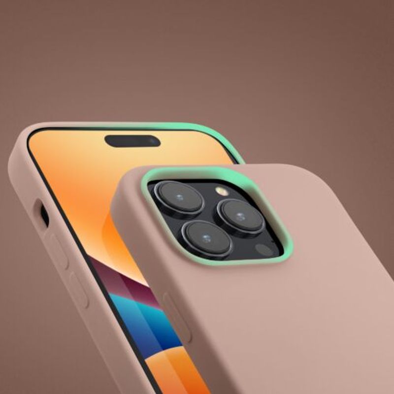 Laptop, Telefoane si Tablete - Telefoane mobile si accesorii - Accesorii Telefoane - Huse telefoane - Husa Kwmobile pentru Apple iPhone 14 Pro, Silicon, Crem, 59073.10 - Infinity.ro