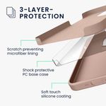 Laptop, Telefoane si Tablete - Telefoane mobile si accesorii - Accesorii Telefoane - Huse telefoane - Husa Kwmobile pentru Apple iPhone 14 Pro, Silicon, Crem, 59073.10 - Infinity.ro