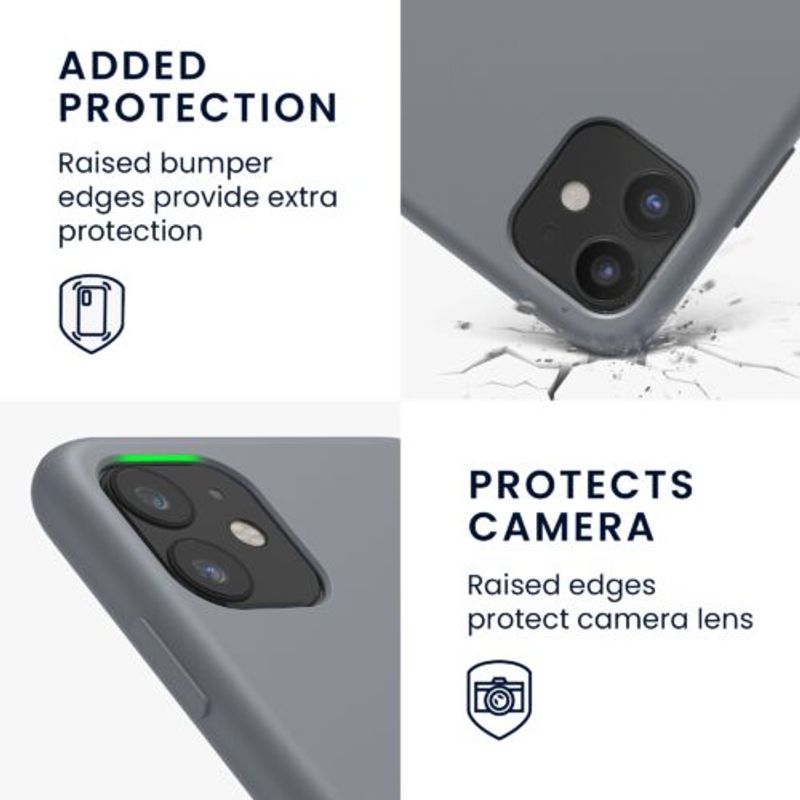 Laptop, Telefoane si Tablete - Telefoane mobile si accesorii - Accesorii Telefoane - Huse telefoane - Husa pentru Apple iPhone 11, Silicon, Gri, 49724.155 - Infinity.ro