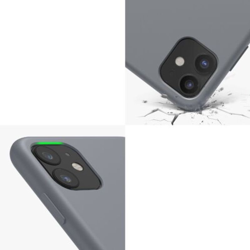 Laptop, Telefoane si Tablete - Telefoane mobile si accesorii - Accesorii Telefoane - Huse telefoane - Husa pentru Apple iPhone 11, Silicon, Gri, 49724.155 - Infinity.ro