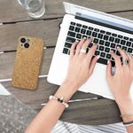 Laptop, Telefoane si Tablete - Telefoane mobile si accesorii - Accesorii Telefoane - Huse telefoane - Husa pentru Apple iPhone 13, Pluta, Maro, 56312.24, Kwmobile - Infinity.ro