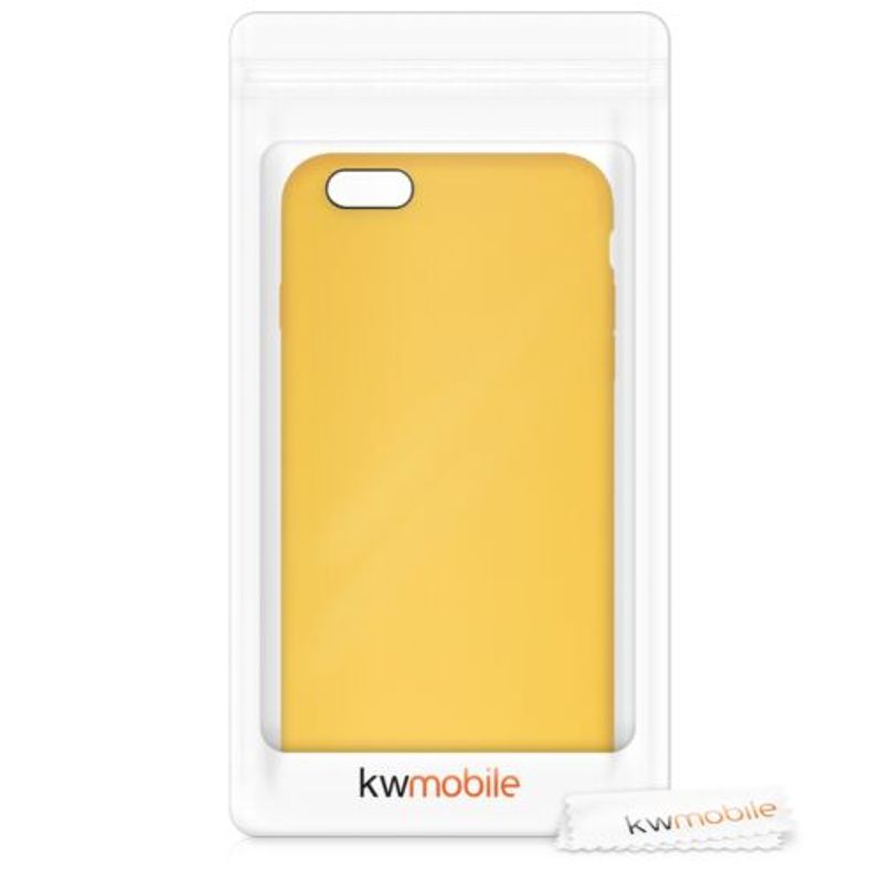 Laptop, Telefoane si Tablete - Telefoane mobile si accesorii - Accesorii Telefoane - Huse telefoane - Husa pentru Apple iPhone 6 Plus/iPhone 6s Plus, Silicon, Galben, 40841.143 - Infinity.ro
