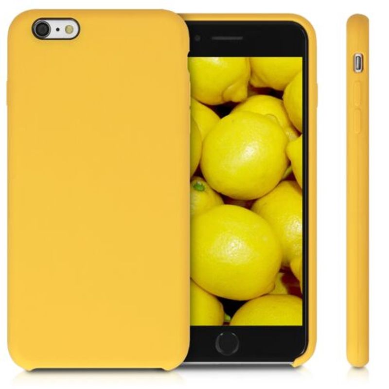 Laptop, Telefoane si Tablete - Telefoane mobile si accesorii - Accesorii Telefoane - Huse telefoane - Husa pentru Apple iPhone 6 Plus/iPhone 6s Plus, Silicon, Galben, 40841.143 - Infinity.ro