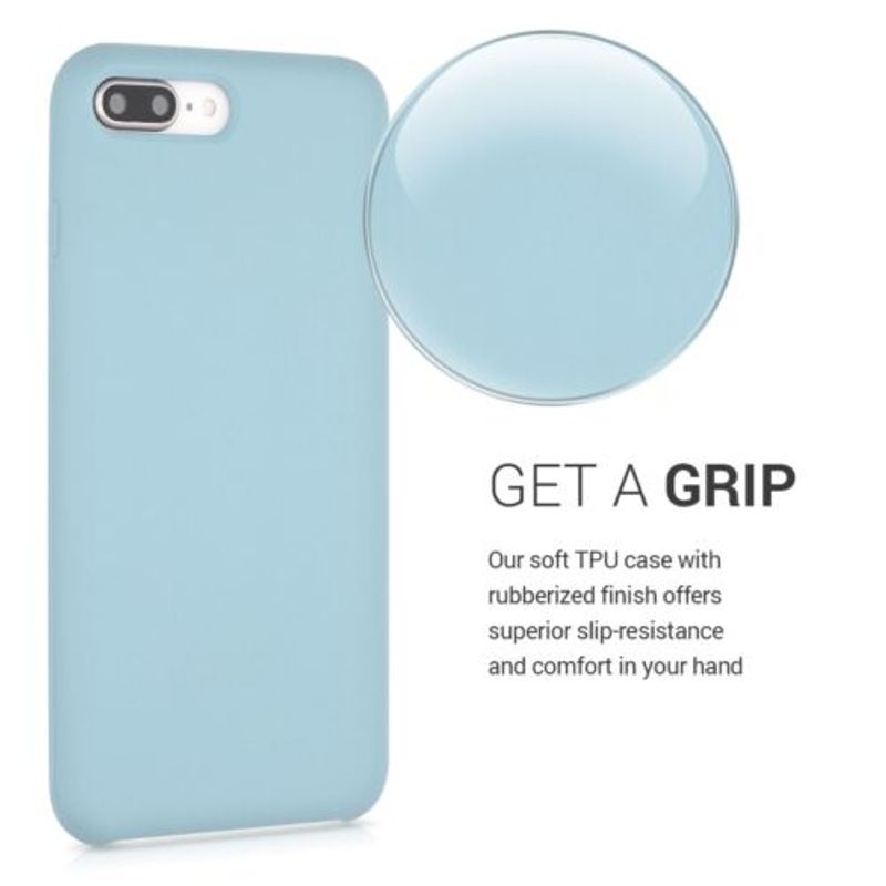 Laptop, Telefoane si Tablete - Telefoane mobile si accesorii - Accesorii Telefoane - Huse telefoane - Husa pentru Apple iPhone 8 Plus/iPhone 7 Plus, Silicon, Albastru, 40842.177 - Infinity.ro