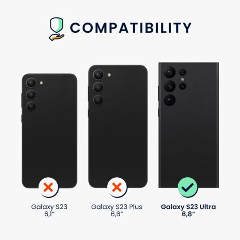 Laptop, Telefoane si Tablete - Telefoane mobile si accesorii - Accesorii Telefoane - Huse telefoane - Husa kwmobile pentru Samsung Galaxy S23 Ultra, Silicon, Albastru, 60284.202 - Infinity.ro