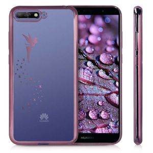 Husa pentru Huawei Y6 (2018), Silicon, Rose Gold, 45286.02