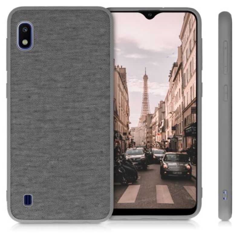 Laptop, Telefoane si Tablete - Telefoane mobile si accesorii - Accesorii Telefoane - Huse telefoane - Husa pentru Samsung Galaxy A10, Textil, Gri, 51540.22 - Infinity.ro