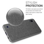 Laptop, Telefoane si Tablete - Telefoane mobile si accesorii - Accesorii Telefoane - Huse telefoane - Husa pentru Samsung Galaxy A10, Textil, Gri, 51540.22 - Infinity.ro