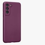 Laptop, Telefoane si Tablete - Telefoane mobile si accesorii - Accesorii Telefoane - Huse telefoane - Husa kwmobile pentru Samsung Galaxy S21 FE, Silicon, Mov, 55485.230 - Infinity.ro
