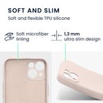 Laptop, Telefoane si Tablete - Telefoane mobile si accesorii - Accesorii Telefoane - Huse telefoane - Husa Kwmobile pentru Apple iPhone 13, Silicon, Crem, 58954.225 - Infinity.ro