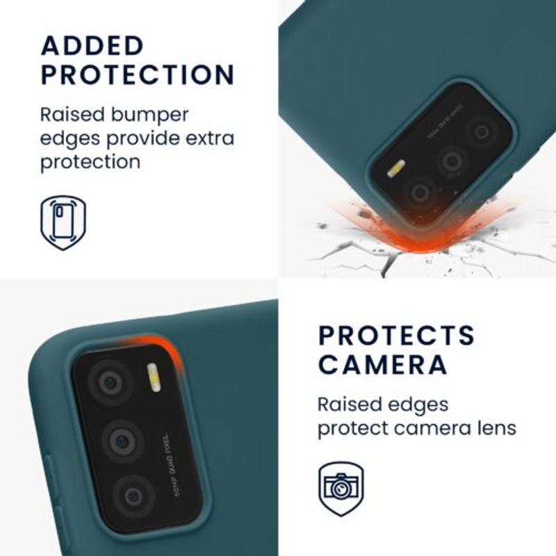 Laptop, Telefoane si Tablete - Telefoane mobile si accesorii - Accesorii Telefoane - Huse telefoane - Husa Kwmobile pentru Motorola Moto G42, Silicon, Verde, 59182.78 - Infinity.ro