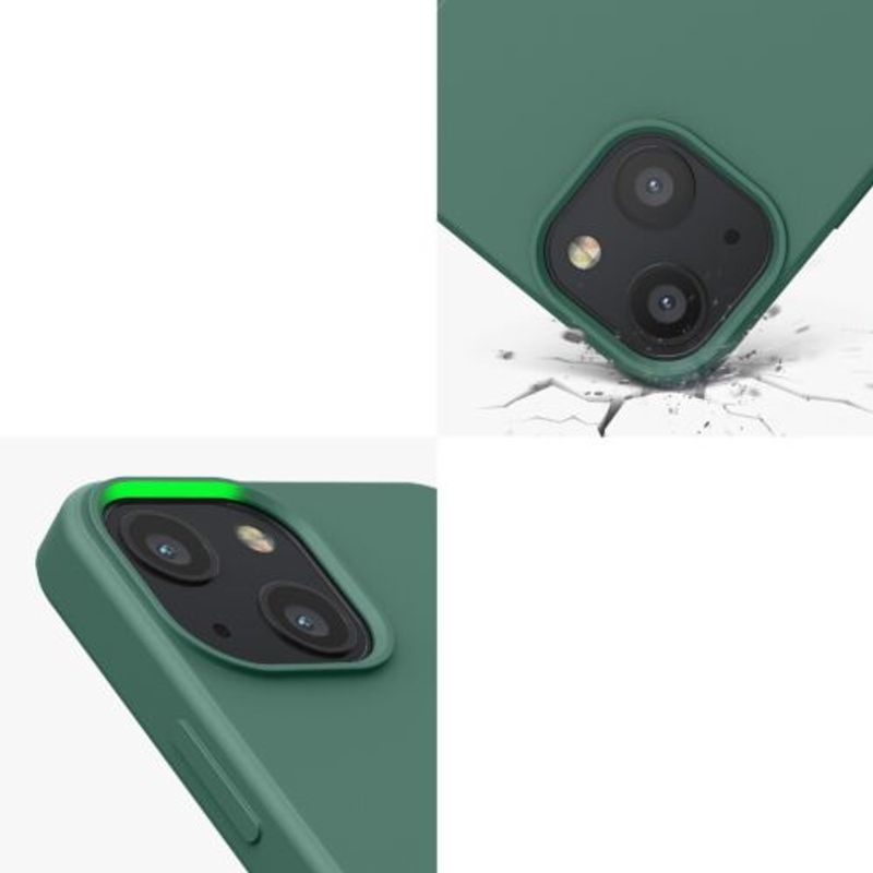 Laptop, Telefoane si Tablete - Telefoane mobile si accesorii - Accesorii Telefoane - Huse telefoane - Husa pentru Apple iPhone 13 Mini, Silicon, Verde, 55931.166, Kwmobile - Infinity.ro