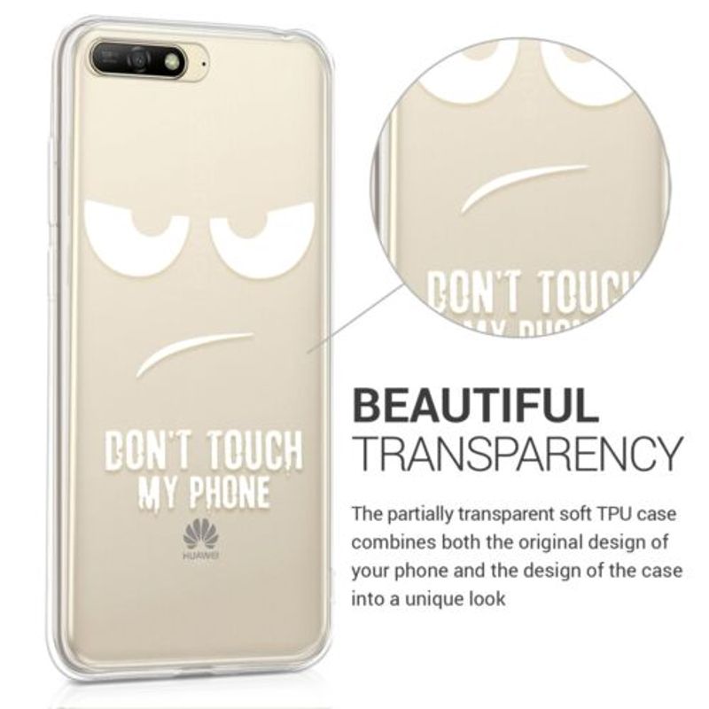 Laptop, Telefoane si Tablete - Telefoane mobile si accesorii - Accesorii Telefoane - Huse telefoane - Husa pentru Huawei Y6 (2018), Silicon, Alb, 44877.03 - Infinity.ro