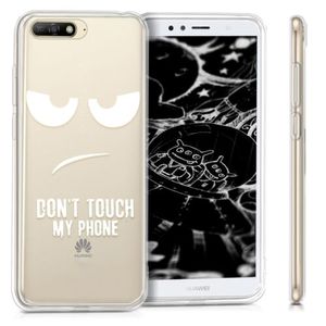 Husa pentru Huawei Y6 (2018), Silicon, Alb, 44877.03