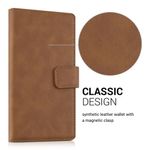 Laptop, Telefoane si Tablete - Telefoane mobile si accesorii - Accesorii Telefoane - Huse telefoane - Husa pentru Wiko Pulp, Piele ecologica, Maro, 36145.83 - Infinity.ro