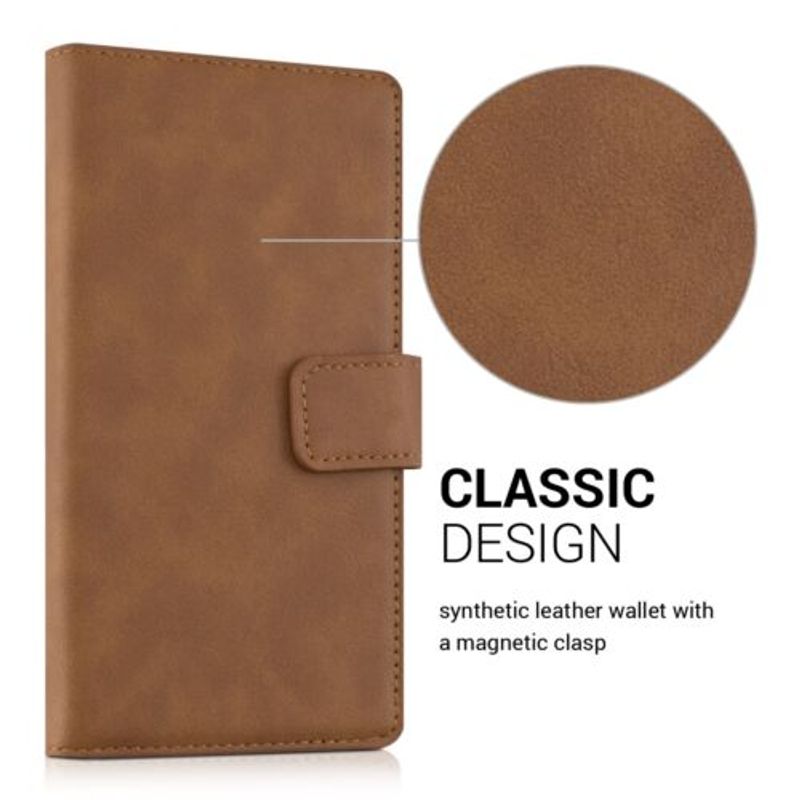 Laptop, Telefoane si Tablete - Telefoane mobile si accesorii - Accesorii Telefoane - Huse telefoane - Husa pentru Wiko Pulp, Piele ecologica, Maro, 36145.83 - Infinity.ro