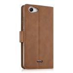 Laptop, Telefoane si Tablete - Telefoane mobile si accesorii - Accesorii Telefoane - Huse telefoane - Husa pentru Wiko Pulp, Piele ecologica, Maro, 36145.83 - Infinity.ro