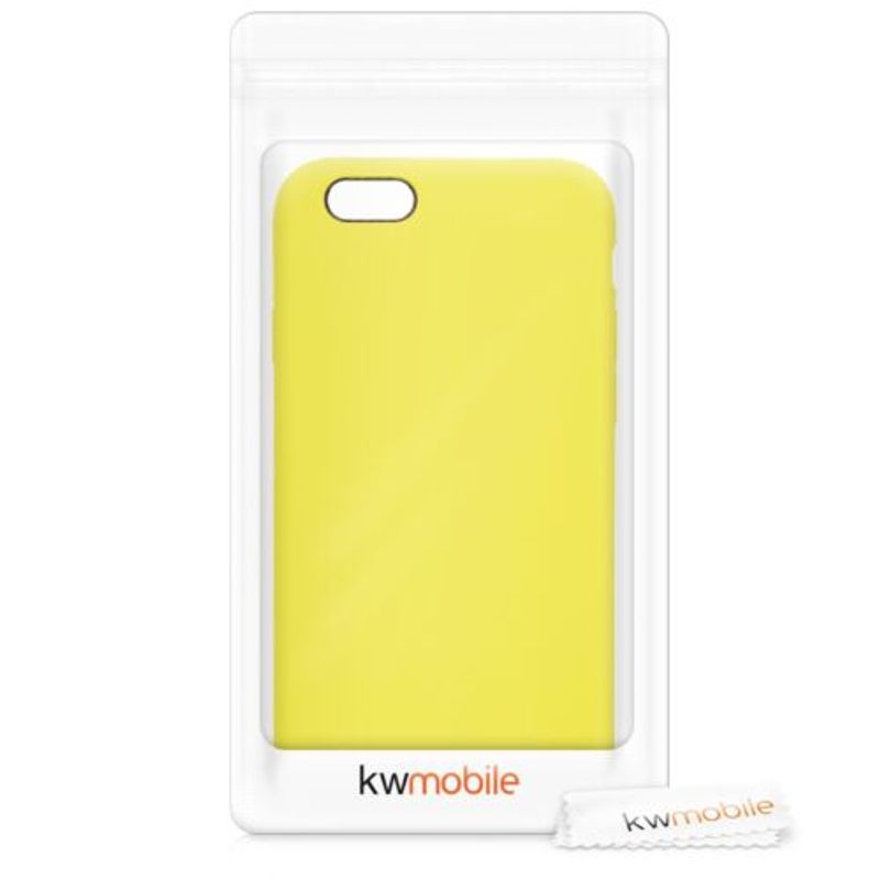 Laptop, Telefoane si Tablete - Telefoane mobile si accesorii - Accesorii Telefoane - Huse telefoane - Husa pentru Apple iPhone 6/iPhone 6s, Silicon, Galben, 40223.75 - Infinity.ro
