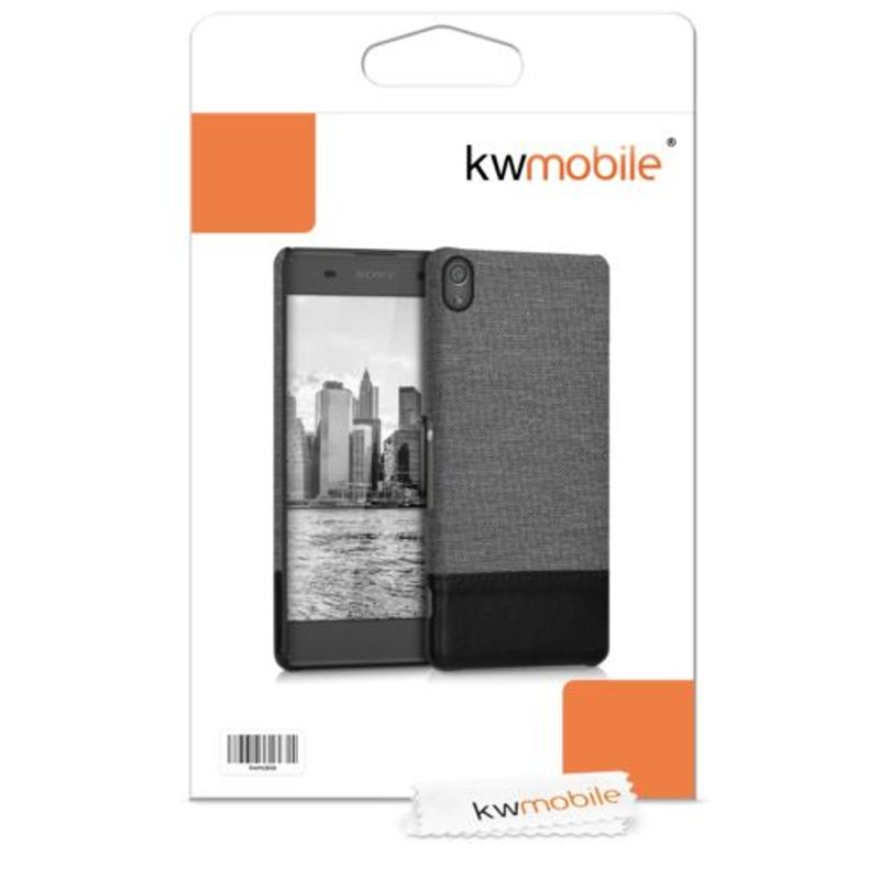 Laptop, Telefoane si Tablete - Telefoane mobile si accesorii - Accesorii Telefoane - Huse telefoane - Husa pentru Sony Xperia XA, Textil, Gri, 40421.22 - Infinity.ro