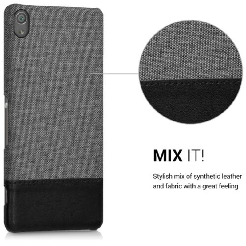 Laptop, Telefoane si Tablete - Telefoane mobile si accesorii - Accesorii Telefoane - Huse telefoane - Husa pentru Sony Xperia XA, Textil, Gri, 40421.22 - Infinity.ro