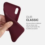 Laptop, Telefoane si Tablete - Telefoane mobile si accesorii - Accesorii Telefoane - Huse telefoane - Husa pentru Apple iPhone X/iPhone XS, Silicon, Rosu, 42492.190 - Infinity.ro