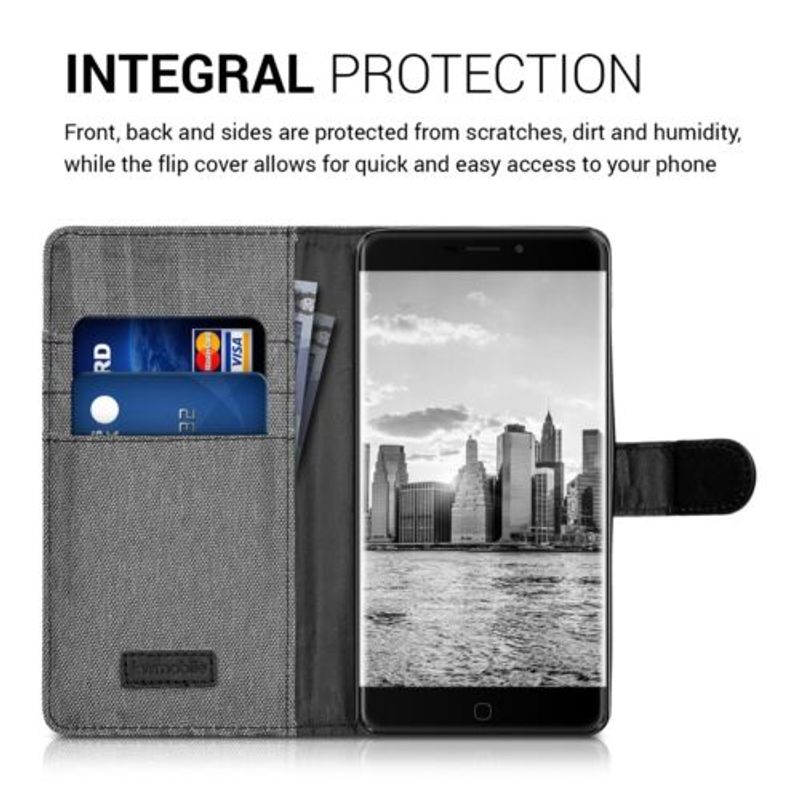 Laptop, Telefoane si Tablete - Telefoane mobile si accesorii - Accesorii Telefoane - Huse telefoane - Husa pentru Elephone P9000, Textil, Gri, 39258.22 - Infinity.ro