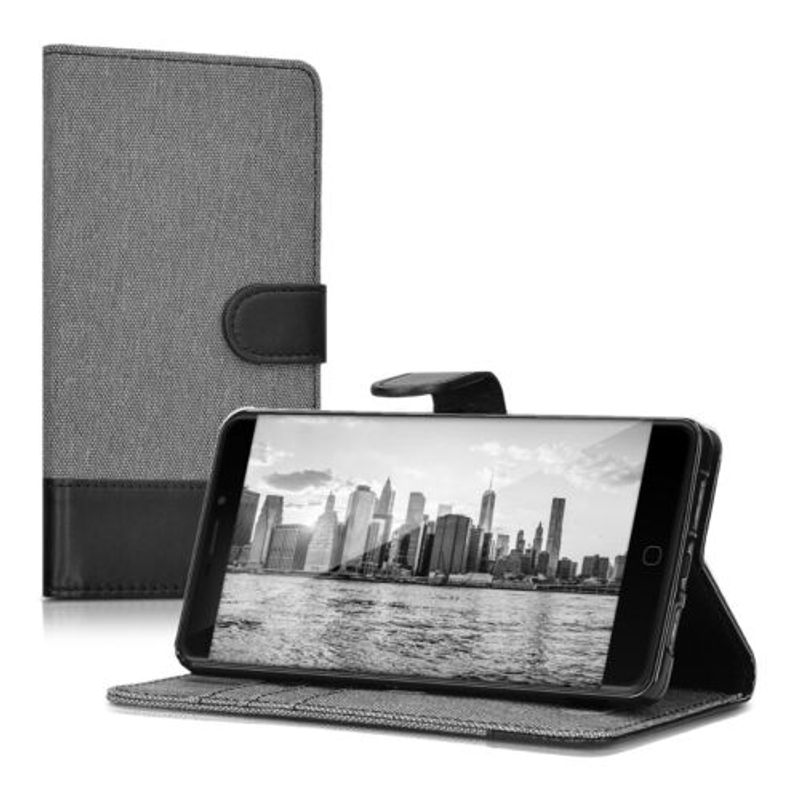 Laptop, Telefoane si Tablete - Telefoane mobile si accesorii - Accesorii Telefoane - Huse telefoane - Husa pentru Elephone P9000, Textil, Gri, 39258.22 - Infinity.ro