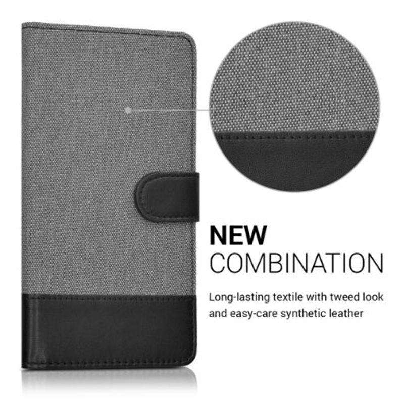 Laptop, Telefoane si Tablete - Telefoane mobile si accesorii - Accesorii Telefoane - Huse telefoane - Husa pentru Elephone P9000, Textil, Gri, 39258.22 - Infinity.ro