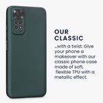 Laptop, Telefoane si Tablete - Telefoane mobile si accesorii - Accesorii Telefoane - Huse telefoane - Husa Kwmobile pentru Xiaomi Redmi Note 11/Redmi Note 11s, Silicon, Verde, 58651.14 - Infinity.ro