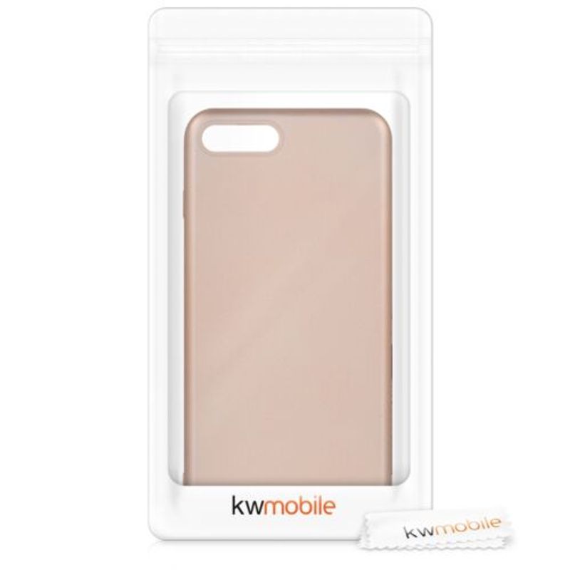 Laptop, Telefoane si Tablete - Telefoane mobile si accesorii - Accesorii Telefoane - Huse telefoane - Husa pentru Apple iPhone 8 Plus/iPhone 7 Plus, Silicon, Rose Gold, 40351.81 - Infinity.ro