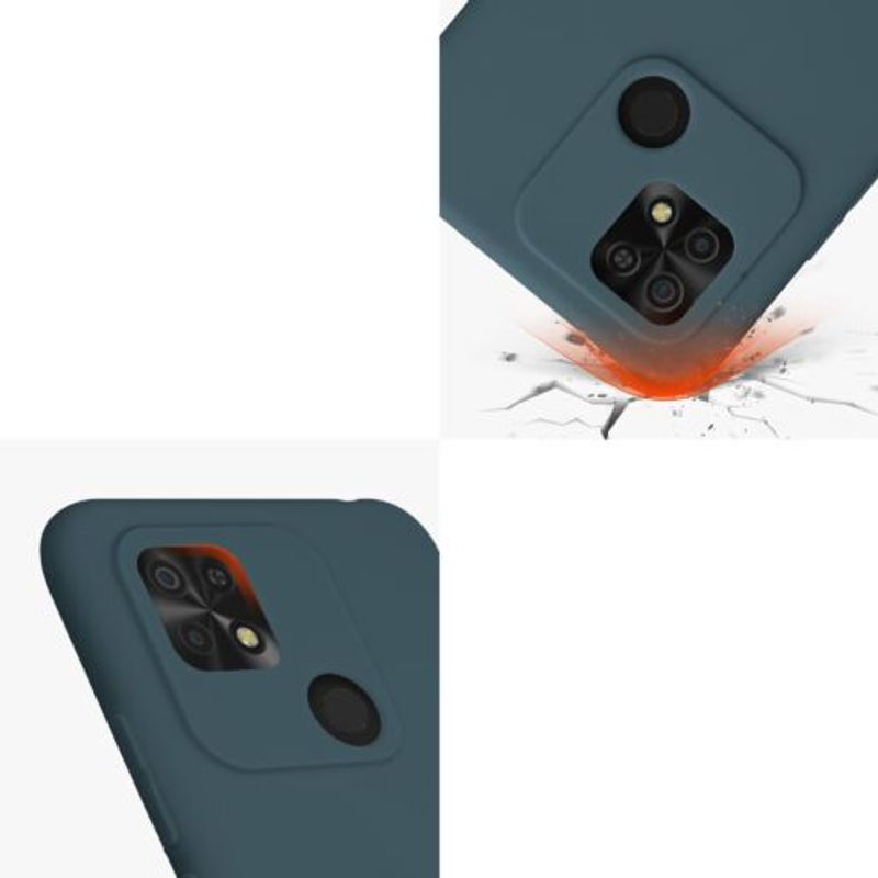 Laptop, Telefoane si Tablete - Telefoane mobile si accesorii - Accesorii Telefoane - Huse telefoane - Husa Kwmobile pentru Xiaomi Redmi 10C, Silicon, Albastru, 59231.202 - Infinity.ro