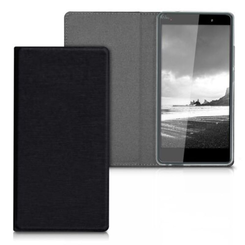 Laptop, Telefoane si Tablete - Telefoane mobile si accesorii - Accesorii Telefoane - Huse telefoane - Husa pentru Wiko Fever, Piele ecologica, Negru, 35967.01 - Infinity.ro