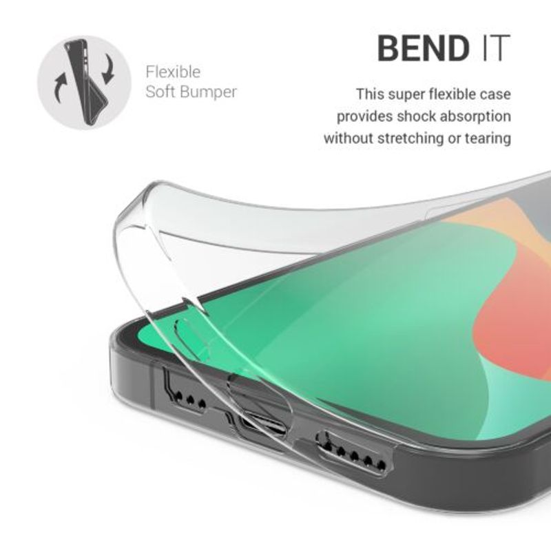 Laptop, Telefoane si Tablete - Telefoane mobile si accesorii - Accesorii Telefoane - Huse telefoane - Husa Kwmobile pentru Apple iPhone 13 Mini, Silicon, Transparent, 58270.03 - Infinity.ro