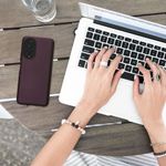 Laptop, Telefoane si Tablete - Telefoane mobile si accesorii - Accesorii Telefoane - Huse telefoane - Husa Kwmobile pentru Honor X7, Silicon, Visiniu, 59203.115 - Infinity.ro