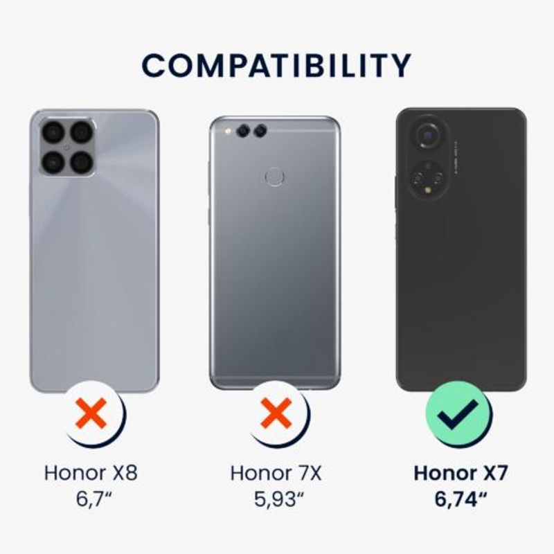 Laptop, Telefoane si Tablete - Telefoane mobile si accesorii - Accesorii Telefoane - Huse telefoane - Husa Kwmobile pentru Honor X7, Silicon, Visiniu, 59203.115 - Infinity.ro