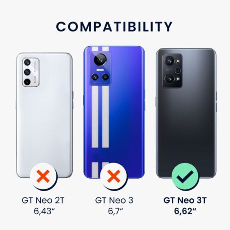 Laptop, Telefoane si Tablete - Telefoane mobile si accesorii - Accesorii Telefoane - Huse telefoane - Husa Kwmobile pentru Realme GT Neo 3T, Silicon, Verde, 59246.57 - Infinity.ro