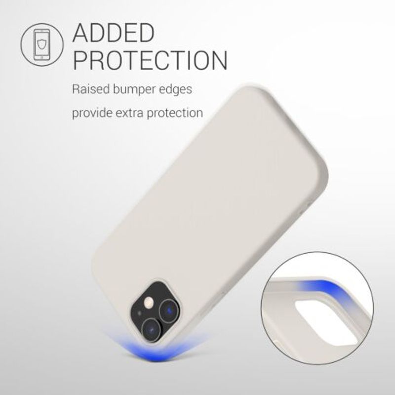 Laptop, Telefoane si Tablete - Telefoane mobile si accesorii - Accesorii Telefoane - Huse telefoane - Husa Kwmobile pentru Apple iPhone 12/iPhone 12 Pro, Silicon, Alb, 53938.204 - Infinity.ro