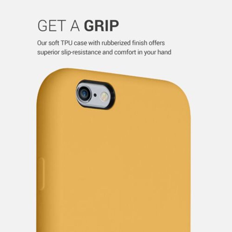 Laptop, Telefoane si Tablete - Telefoane mobile si accesorii - Accesorii Telefoane - Huse telefoane - Husa pentru Apple iPhone 6/iPhone 6s, Silicon, Galben, 40223.217 - Infinity.ro