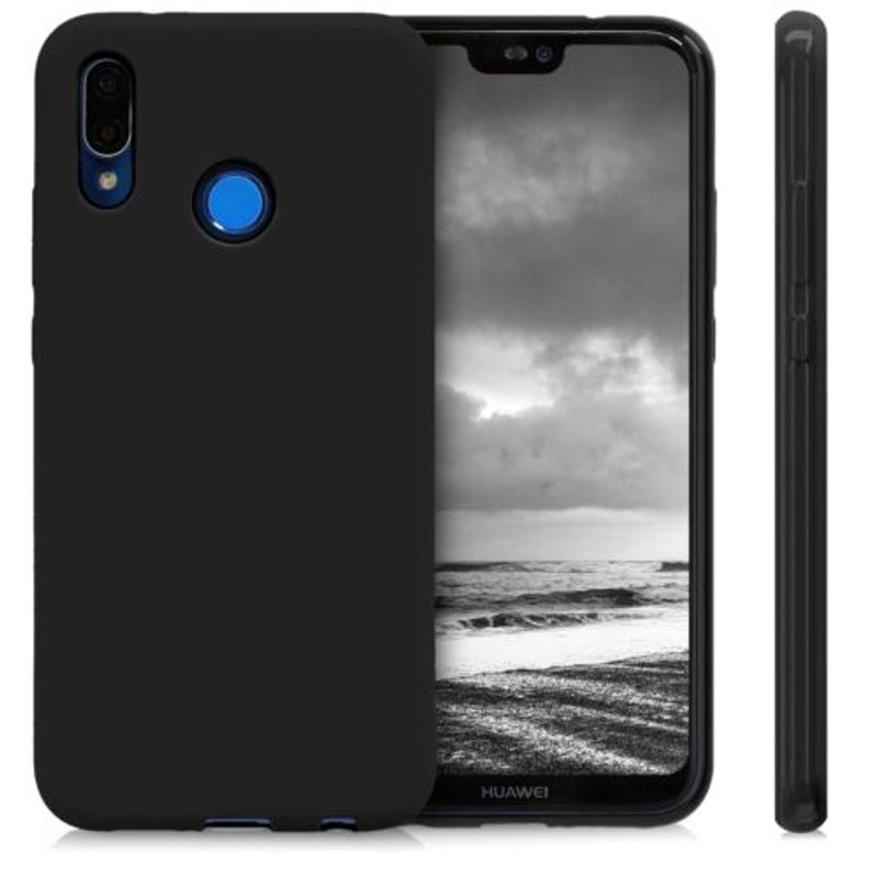 Laptop, Telefoane si Tablete - Telefoane mobile si accesorii - Accesorii Telefoane - Huse telefoane - Husa pentru Huawei P20 Lite, Silicon, Negru, 44358.47 - Infinity.ro